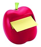 Post-it Notes, Pop-up Apple Dispenser, Holds 3 x 3 Inches Notes, Red (APL-330)