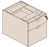 16 x 18 x 19 Two Drawer Mahogany Box-File Pedestal [SL-CF5108-MAH-GG]