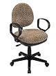Contemporary Swivel Chair with Flex Back and Loop Arms By Office Star