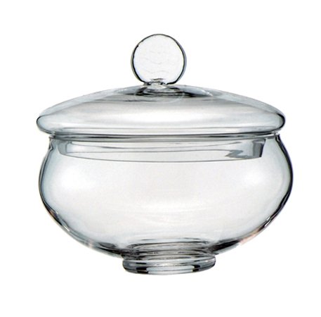 Glass Canister Or Covered Smaller Size