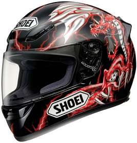 SHOEI RF-1000 RF1000 STRIFE TC-1 SIZE:MED MOTORCYCLE Full-Face-Helmet