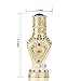H&D Xmas Gift Vintage Refillable Empty Cut Crystal Metal Perfume Bottle Scented Fragrance Container Travel Size 9ml