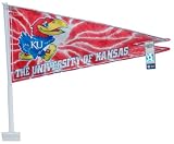 NCAA Kansas Jayhawks Car Flag Pennant