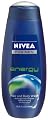 Nivea For Men Energy Hair and Body Wash, 16.9-Ounce Bottle (Pack of 3)