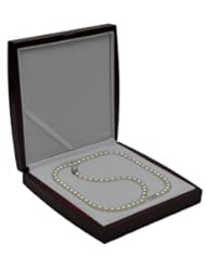 AAA 7.5-8mm White Freshwater Cultured Pearl Necklace 24in Classic