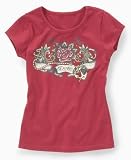 House of Dereon Girls Rose Tee