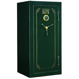 Stack-On GSX-524-55 Elite Safe in Green with Combination Lock, 24-Gun