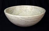 14" Round Desert Gold Marble Bathroom Sink Vessel Above Counter or Undermount Installation Two Weeks Super Sale from 11/16 to 11/30