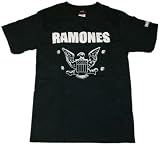 Impact Men's Ramones Eagle Short Sleeve T-Shirt,Black,X-Large