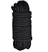 Moonight High Quality Black 32-foot 10m Long Japanese Soft Cotton Rope,Black
