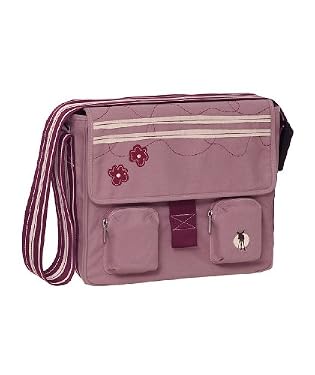 L�ssig Messenger Bag - Pink - Flower **Receive a FREE UV monitor worth �17.99**