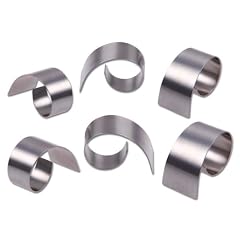 CHG 3402-00 Serviettenringe 6er-Set / aus rostfreiem Edelstahl 18/0, � 4.2 - 6.5 cm / B = 1.8 - 3.6 cm