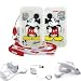 (4 in 1) Disney Micky Minnie Pooh tinkerbell eeyore Silicone skin for ipod touch 8GB 16GB 32GB + Car Charger + Travel Charger + Retractable data cable, Micky