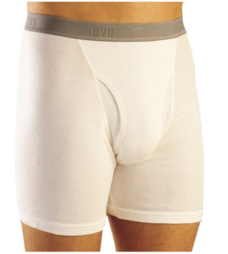 BVD Men's Boxer Brief, 3-Pack