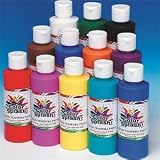 8 - Oz. Color Splash ! Liquid Tempera Paint, Assorted Colors ( Pack of 12 ) - B000GPLMUQ
