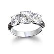 Sterling Silver Black...