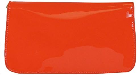 Tory Burch Adalyn Clutch in Poppy Red Patent Leather