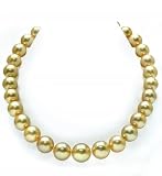 13-16mm Golden South Sea Pearl Necklace