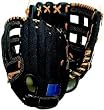 P.E./Rec Gloves & Masks - 12" Leather/Nylon Mesh, right hand - Baseball