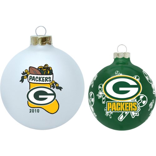 NFL Green Bay Packers Collectible and Traditional Ornament Set