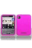 Motorola MB502 Charm Silicone Skin Case - Hot Pink