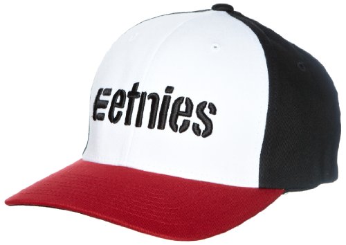 Etnies CORPORATE 3-FLEXFIT HAT, RED/WHITE, L/XL, 4140000758 Preisvergleich