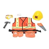 Melissa & Doug Construction Worker Role Play Costume Set