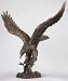 Large Wings Of Glory Flying Eagle Statue Bronze Finish