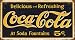 CLASSIC COCA COLA - COKE VINTAGE LOGO - OFFICIALLY LICENSED STEEL METAL ADVERTISING WALL PLAQUE SIGN - 21CM X 40CM PEPSI