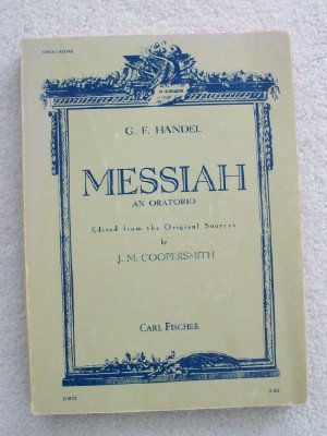 Messiah an Oratorio Song Book (Vocal Score)