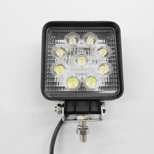 EastFace® 27W Square LED Work Light Lamp Off Road High Power ATV Jeep 4x4 Tractor Truck (30 Degree)Spot Light