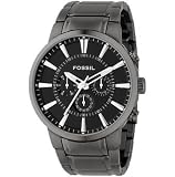 Fossil #FS4358 Men's Black IP Chronograph Watch