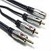 Electronics : Fisual Connection Kit, 3.5mm Jack To 2 x RCA + 2 x RCA - 2.3m length