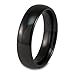 Black Ceramic Ring (6.0mm) - Sizes 6-13