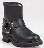 Double-H Boots - Double-H Boots Black 8" Hrnss Bt - 7.5M