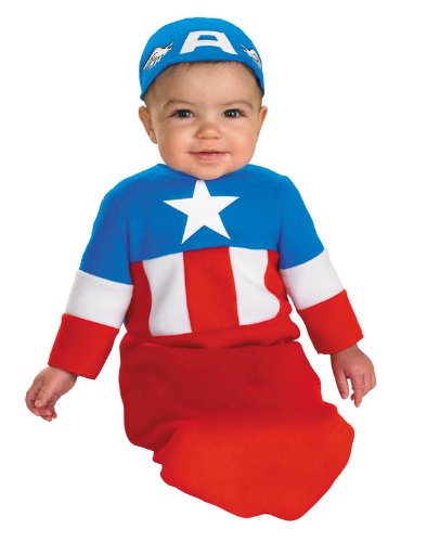 Baby Captain America Bunting Costume