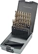 Keil 307 501 110 HSS-E DIN 338 Cobalt, geschliffen, Split Point, Metallbohrer, 1,0 - 10,0 mm - RoseBox 19-teilig