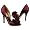 Badgley Mischka Women's Randall Open-Toe Pump, Bordeaux, 5.5 M US