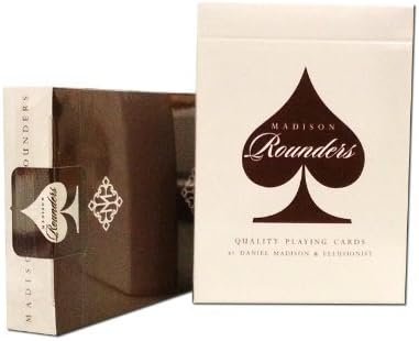 Ellusionist Madison Rounders Brown Deck Playing Cards Classic Casino Styling by Ellusionist Playing Cards
