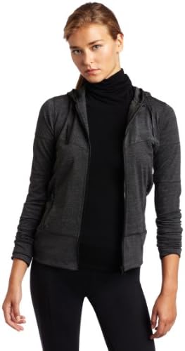 Women's Paneled Zip-Up Hoodie, Charcoal, Medium