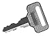 NKK Switches AT4124-004 SK PANEL MOUNT KEYLOCK KEY