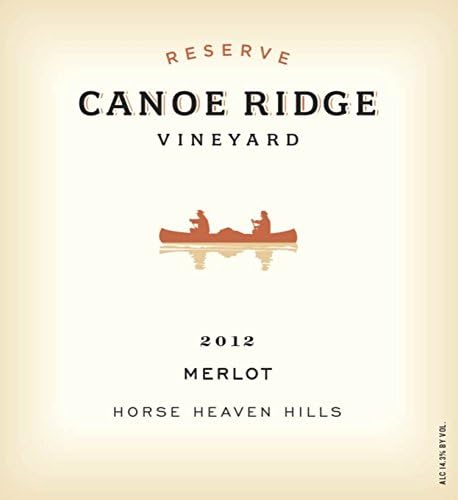2012 Canoe Ridge Reserve Merlot, Horse Heaven Hills 750mL
