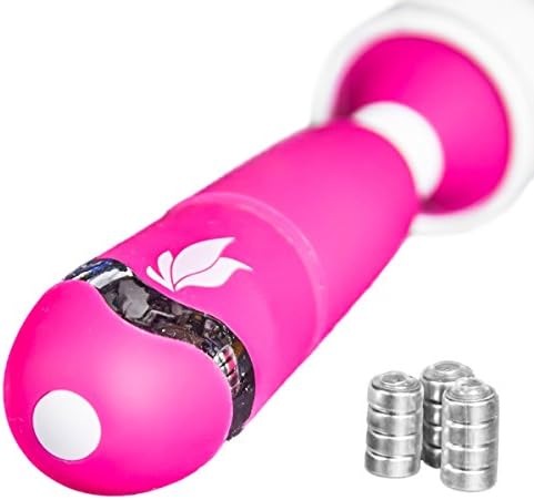 Mini Personal Massager Waterproof Wand for Women 7 Speeds Batteries Included - Pink