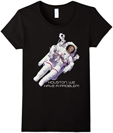 Women's Putin shirt: Houston, we have a problem tshirt Medium Black