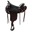 16" Big Horn Flat Top-Line Cordura Saddle for Straight-Backed Horses bh305