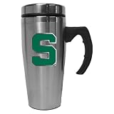 Michigan State Spartans Contemporary Travel Mug - NCAA College Athletics - Fan Shop Merchandise