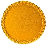 Present Time  Candle tray Romantic alu sheet gold large