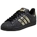 adidas Originals Men's Superstar II Sneaker,Black/Black/Gold,9 M
