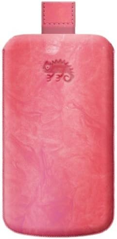 Katinkas Premium Leather Case for Nokia 5800 XpressMusic Washed - 1 Pack - Retail Packaging - Pink (402035)