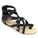 Römer Sandalen Zehensandalen Deko Nieten u. Zipper 22-56